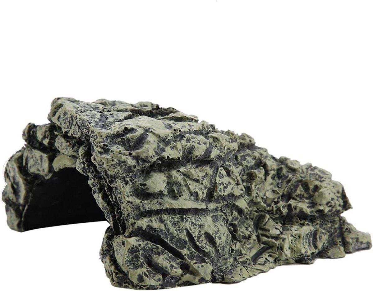 EGoods - Schuilplaats Grot Rotsen voor Reptielen Schildpad Kikker - Decoratie Aquarium - Medium