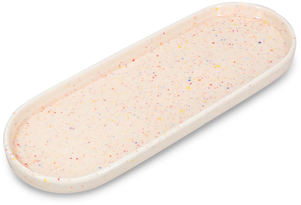 ONA Serveerschaal 28,5x10cm beige Fika (Set van 4)
