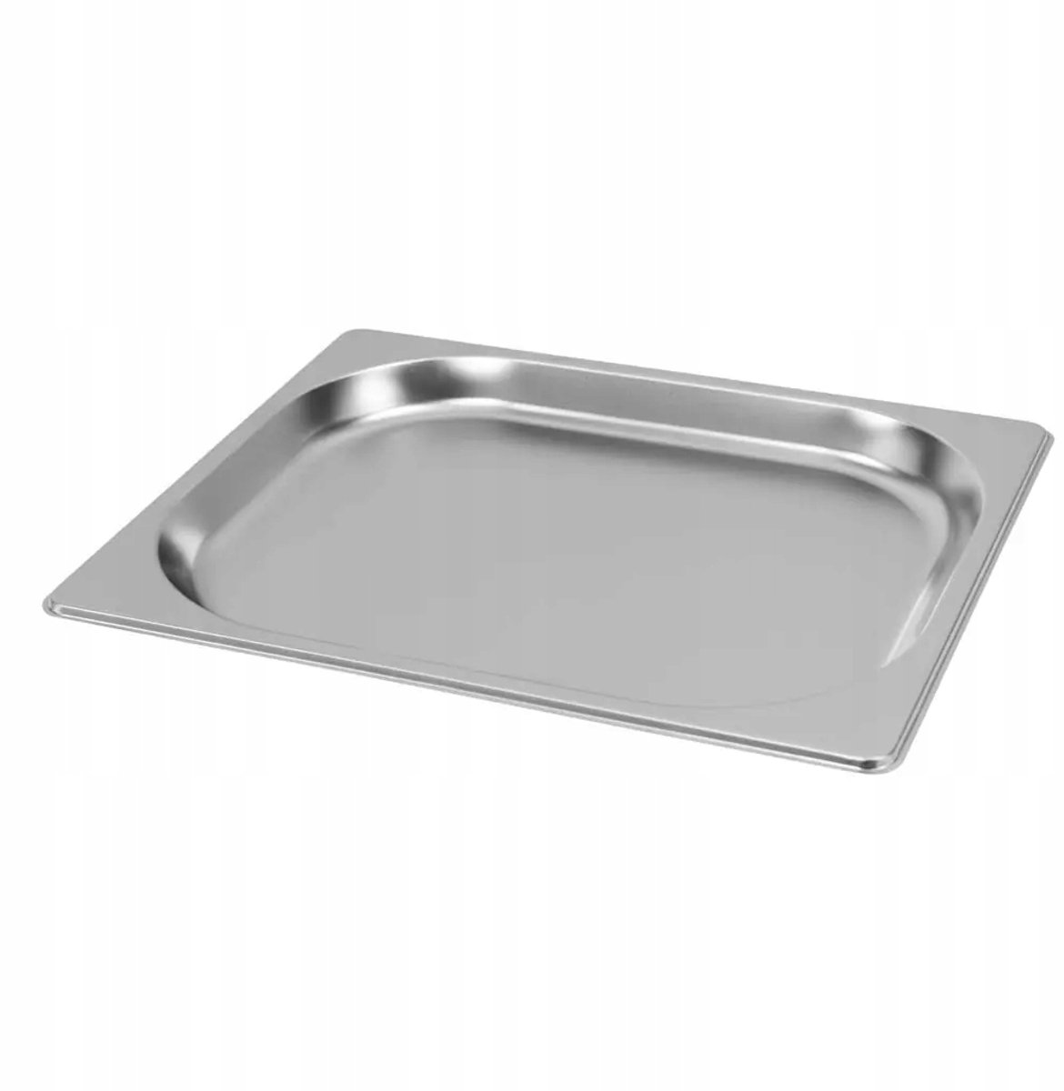 Mega-M Professionele GN 1/2 Bak - 32,5x26,5 cm - Diepte 20 mm - RVS - Gastronorm Tray - Roestvrij Staal - Ondiep model - Voor Oven en Presentatie