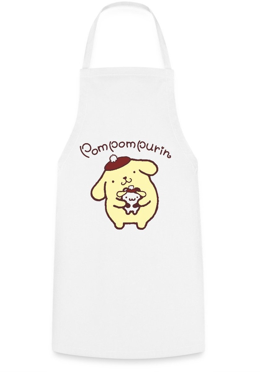 Pompompurin Met Muffin Verkleed Als Pompom Purin Keukenschort
