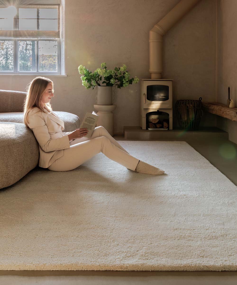 Berber vloerkleed - Nomad ivoor 160x230 cm