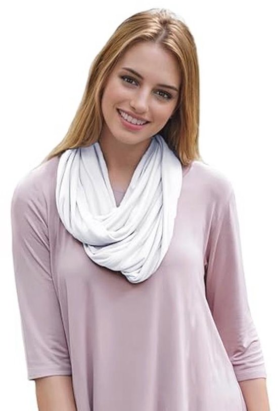 Lina & Lily Écharpe Infinity Légère En Jersey Modal Doux Pour Femme - Polyvalente Et Confortable