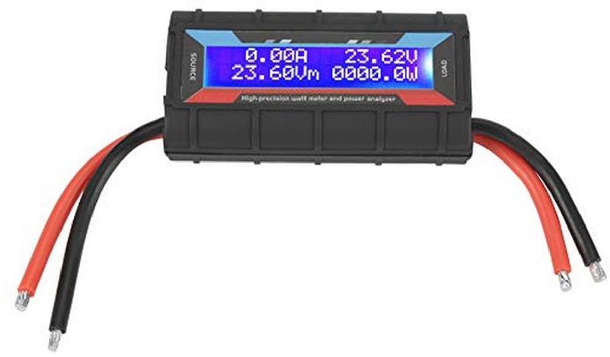 Digitale Multimeter 60V 130A - Hoge Precisie Wattmeter met LCD Backlight