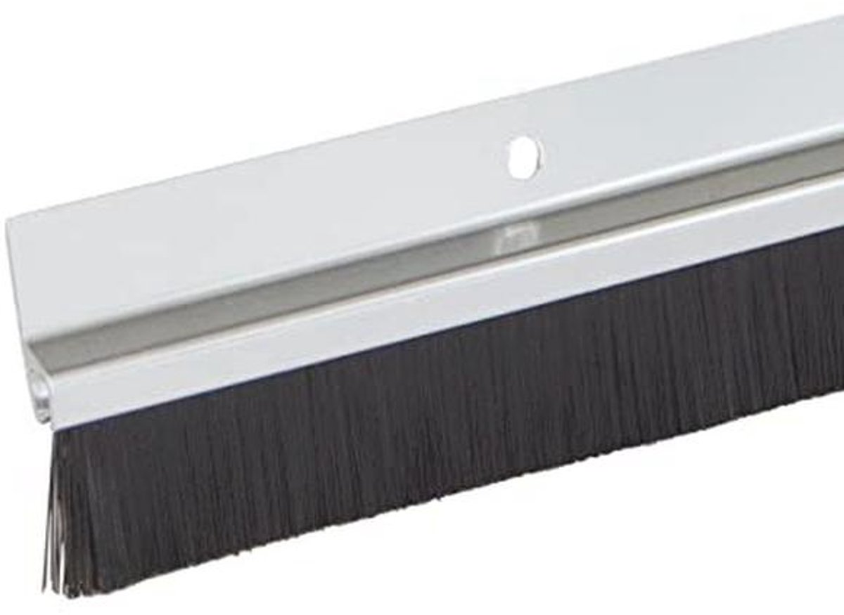 Deurafdichting en tochtstopper van aluminium - 1 meter