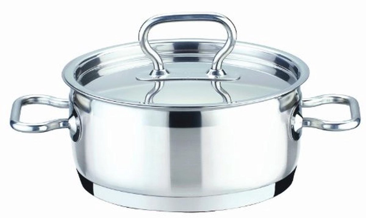 Roestvrijstalen kookpan 28 cm met Sandwich-warmhoudbodem