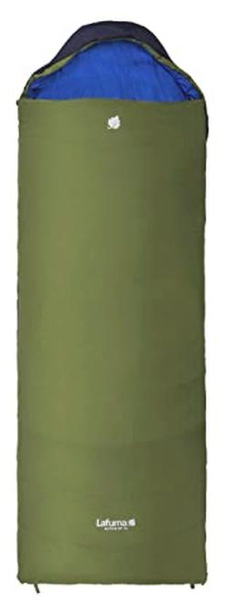 Actieve 10° XL Slaapzak voor Volwassenen - Waterafstotend en Synthetisch - Comfort Temperatuur 12°C - Groen