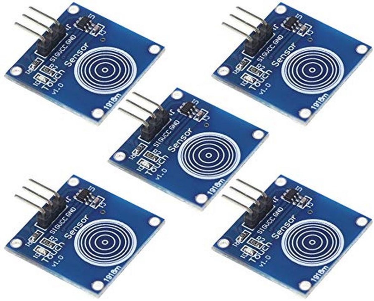 Digitale Touch Sensor Module Capacitive Schakelaar - 5 Stuks