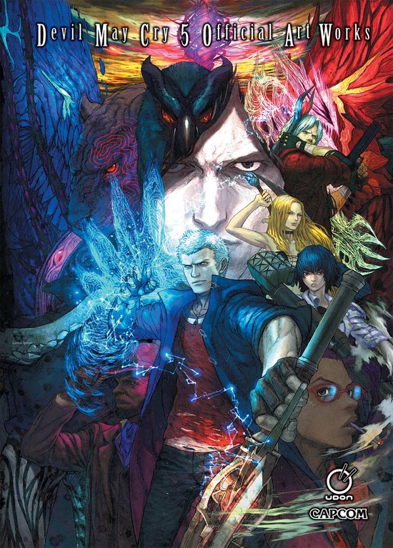 Devil May Cry 5: Official Artworks (Hardcover) - cover