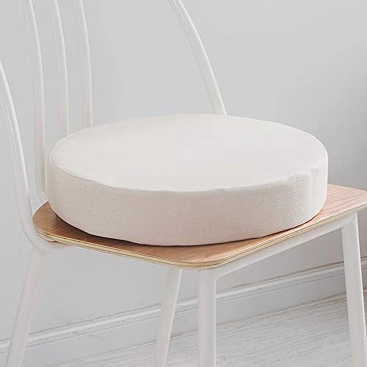 Zitkussens voor Eetstoelen en Tuinstoelen - Comfortabel en Stijlvol, 40x40x8cm, Wit