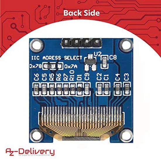 I2C OLED Display 0.96 inch - 128 x 64 Pixel Scherm voor Arduino en ...