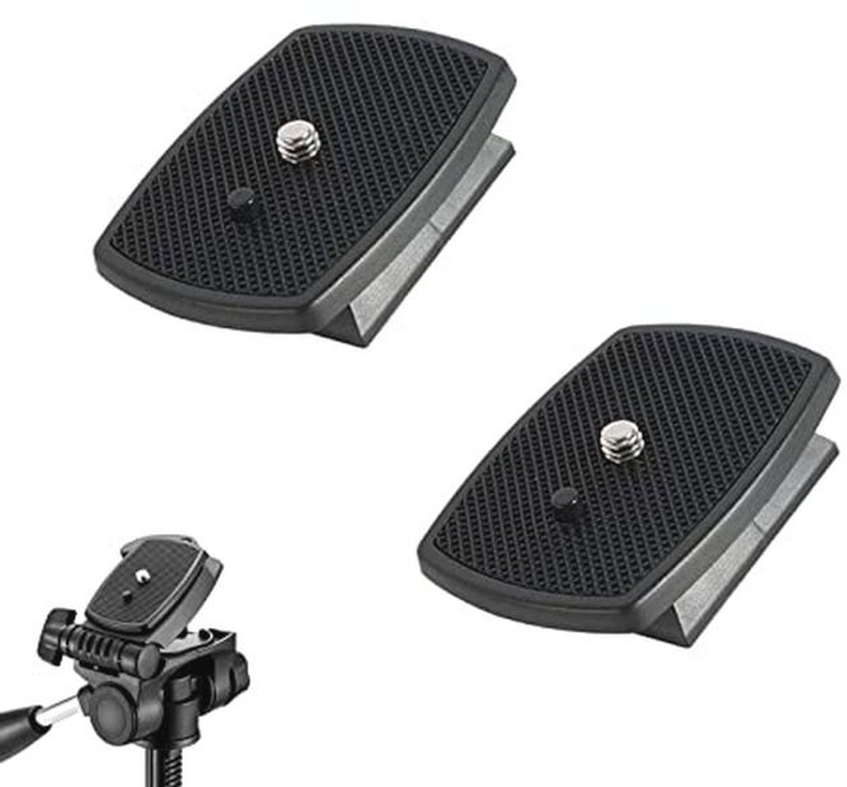 Camera Quick Release QR-plaat set voor DSLR en SLR camera's, 2 stuks
