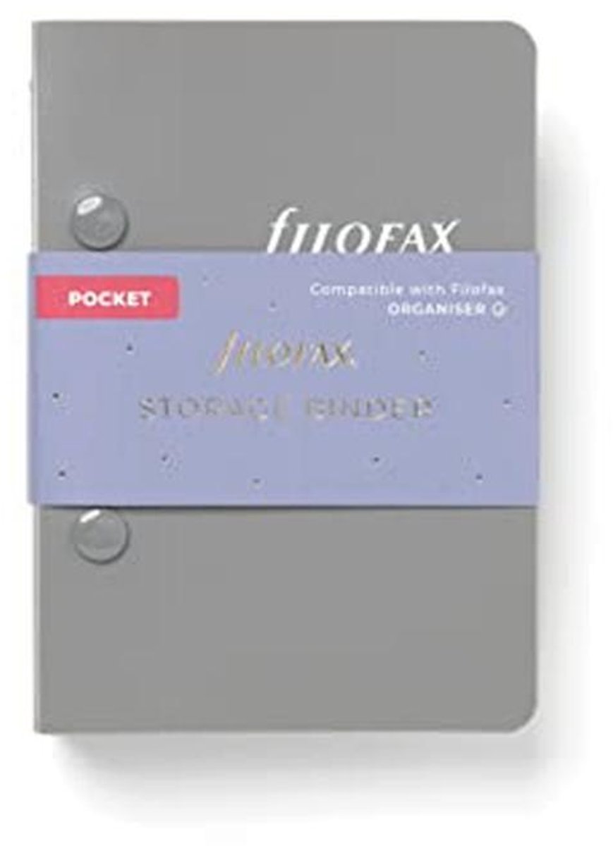 Pocket Opbergmap Grijs