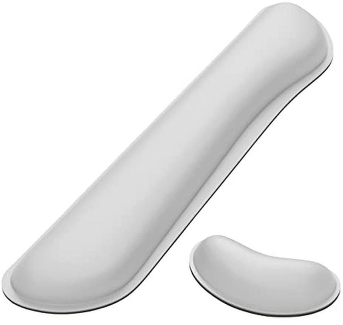 Ergonomisch Vergroot Toetsenbordsteunkussen met Traagschuim - Antislip Polssteun voor Typen, Gamen en Kantoor