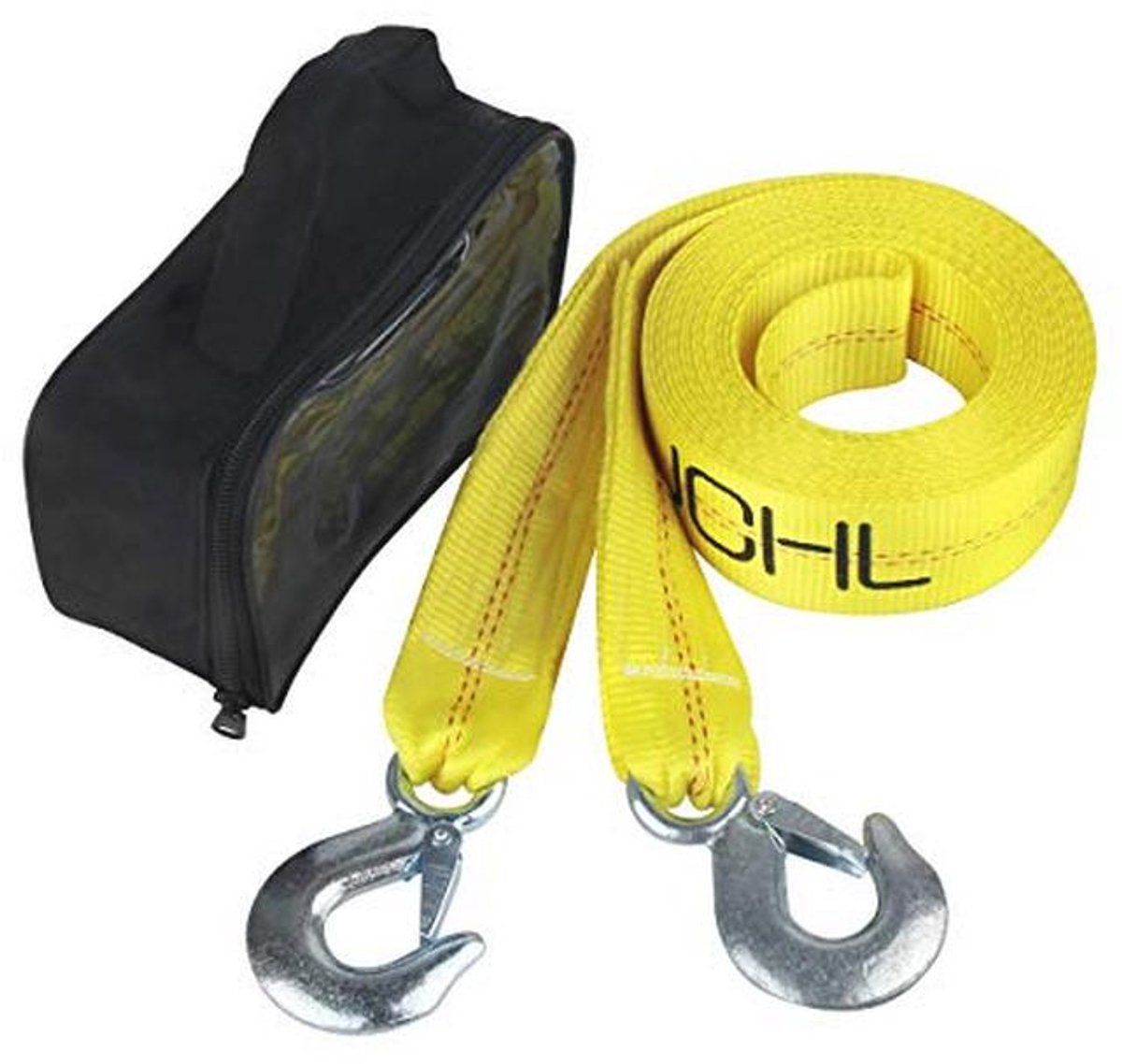 Heavy Duty Nylon Sleepriem 2'x20' - Efficiënt Auto Recovery Touw voor Vervoersvoertuigen