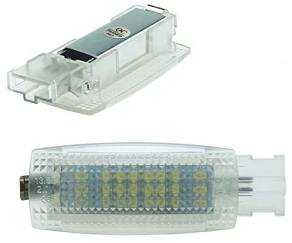 LED Make-up Spiegelverlichting voor Diverse Auto's - Plug & Play Koud Wit