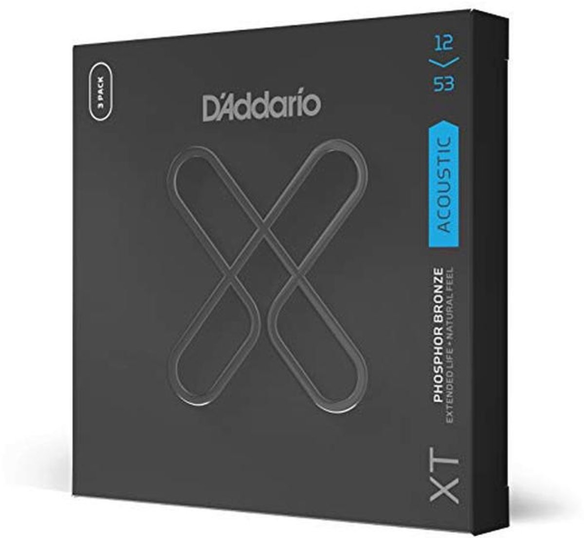 Akoestische Gitaarsnaren 12-53 - 3-Pack
