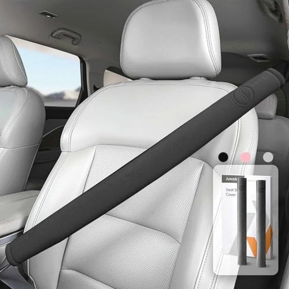 Zachte Veiligheidsgordelhoezen - 2 Stuks voor Comfortabel Rijden in Alle Auto's