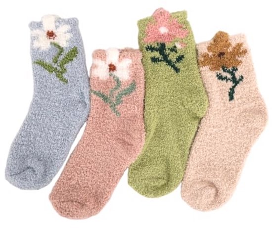 HOWAB 6 paar thermische sokken voor dames, wintersokken, zacht en wollig, thermische sokken voor thuis, wandelen en sneeuw, vrouwelijk cadeau voor vrienden en familie, EU 36-41