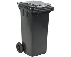 Mini Container - 120 liter Grijs - Kliko Afval Container 120liter - Afvalbak 120l