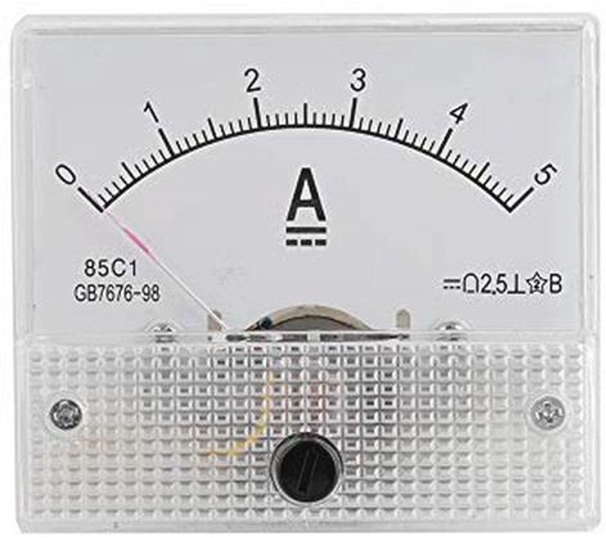 Analoge Voltage Ampèremeter en Voltmeter voor DC Stroommetingen