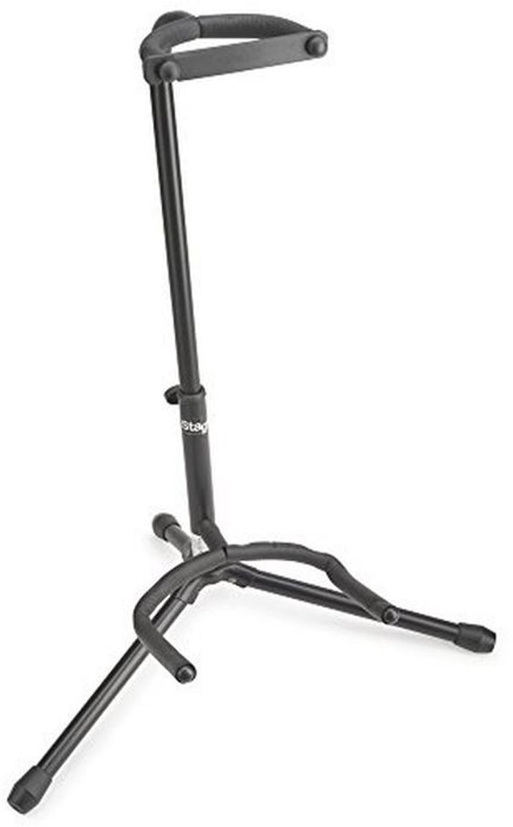 Tripod Gitaar Stand - Zwart met Neksteun