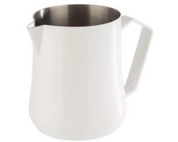 Melk- en universele kan van roestvrij staal - 0,5 liter - Wit-gepoedercoat