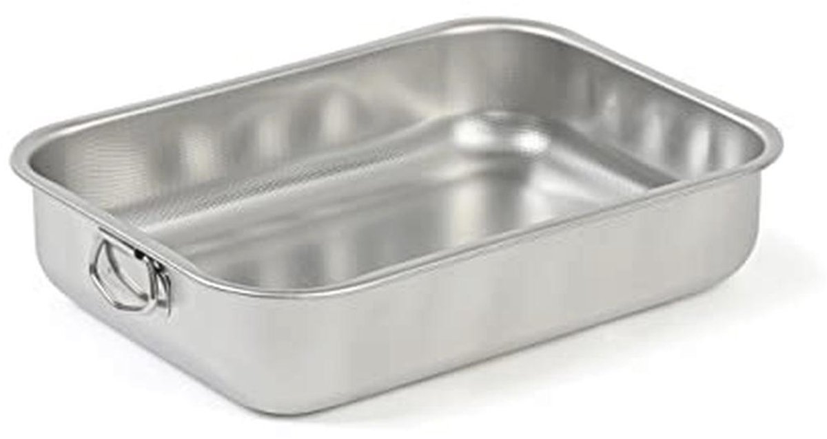 Rechthoekige Bakplaat voor Oven - Roestvrij Staal, Hoogte 40 cm