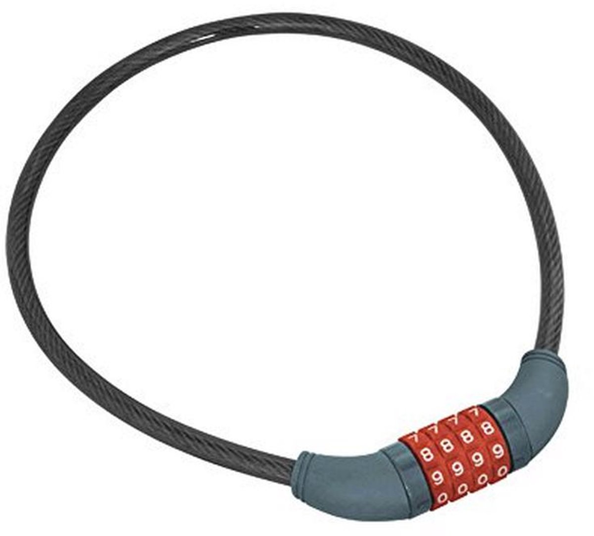 Fietskabelslot met Selecteerbare Cijfercode - 10x650mm, 10.000 Combinaties