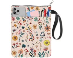 Kleurige Boekhoes voor Bescherming van Boeken en Notitieboeken met Rits en Extra Zak