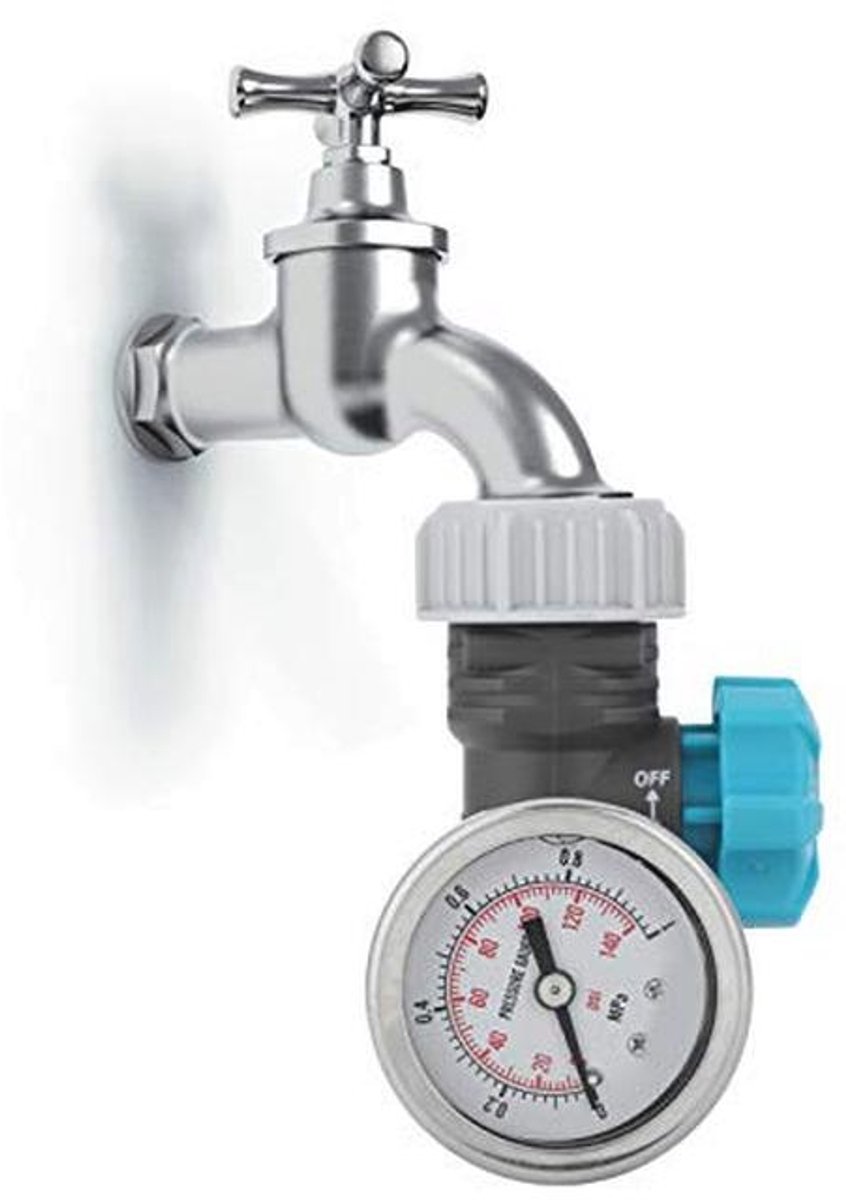 Verstelbare Waterdrukregelaar met Manometer voor Irrigatie
