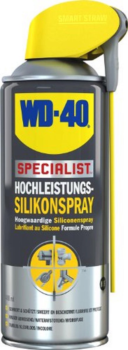 Siliconenspray met Smart Straw 400 ml - Hoogwaardige Waterafstotende Smeeroplossing