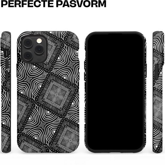 Coque Casetastic pour Apple iPhone 12/12 Pro Magsafe - Coque de protection élégante à Duo couches - Céramique