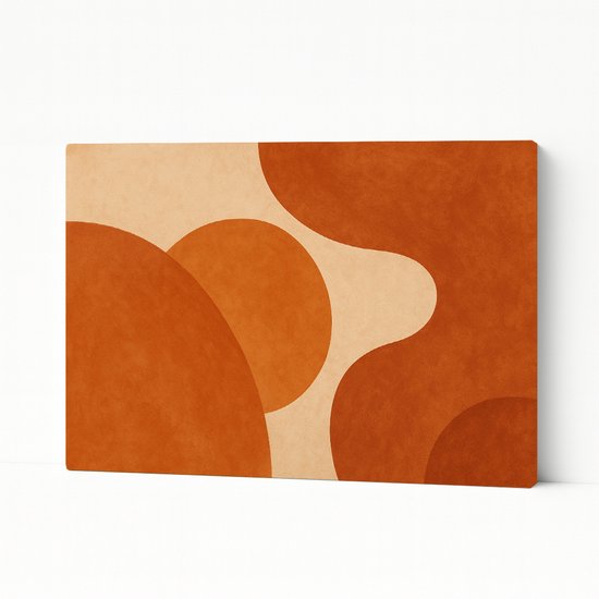 Formes terracotta Organ – art mural – œuvre d'art – Canvas tableau