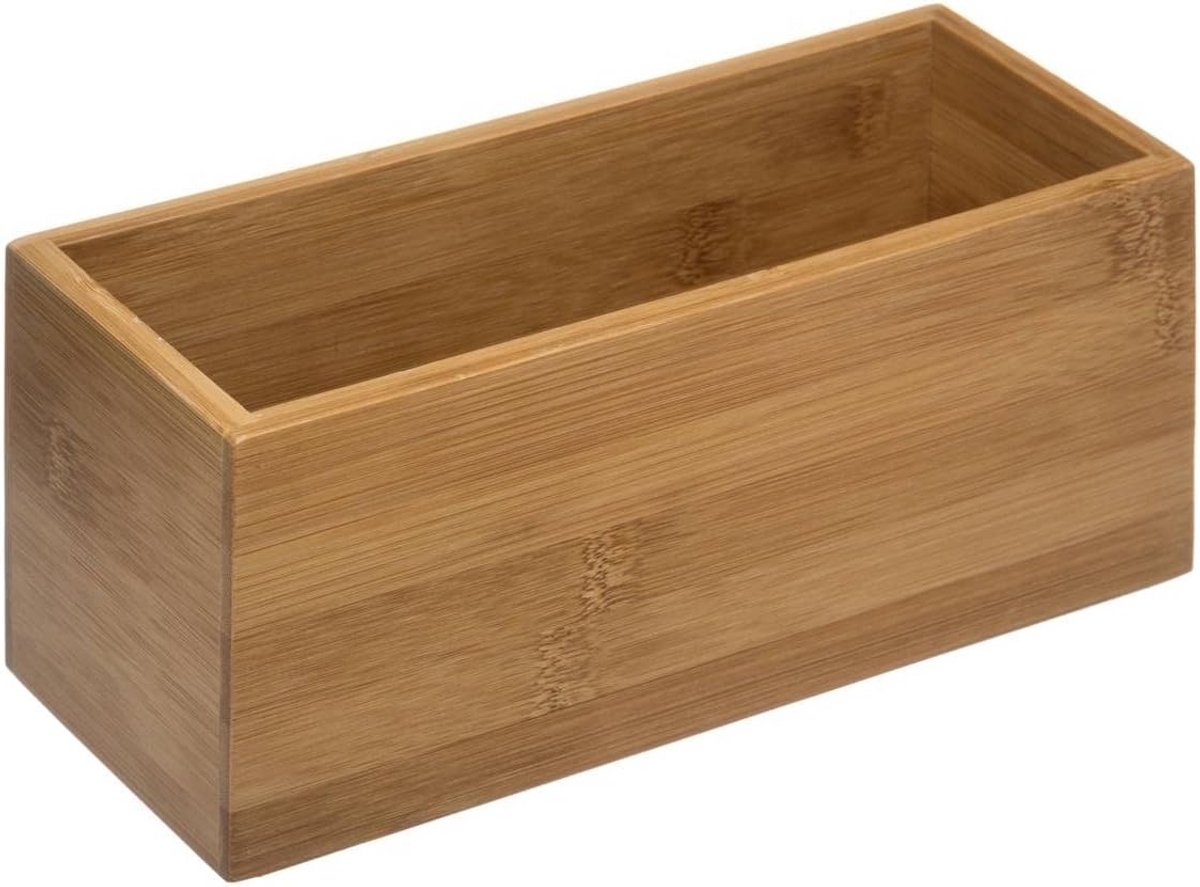 Bamboo Organisatie Bak 23x9x9.5 cm voor Badkamer