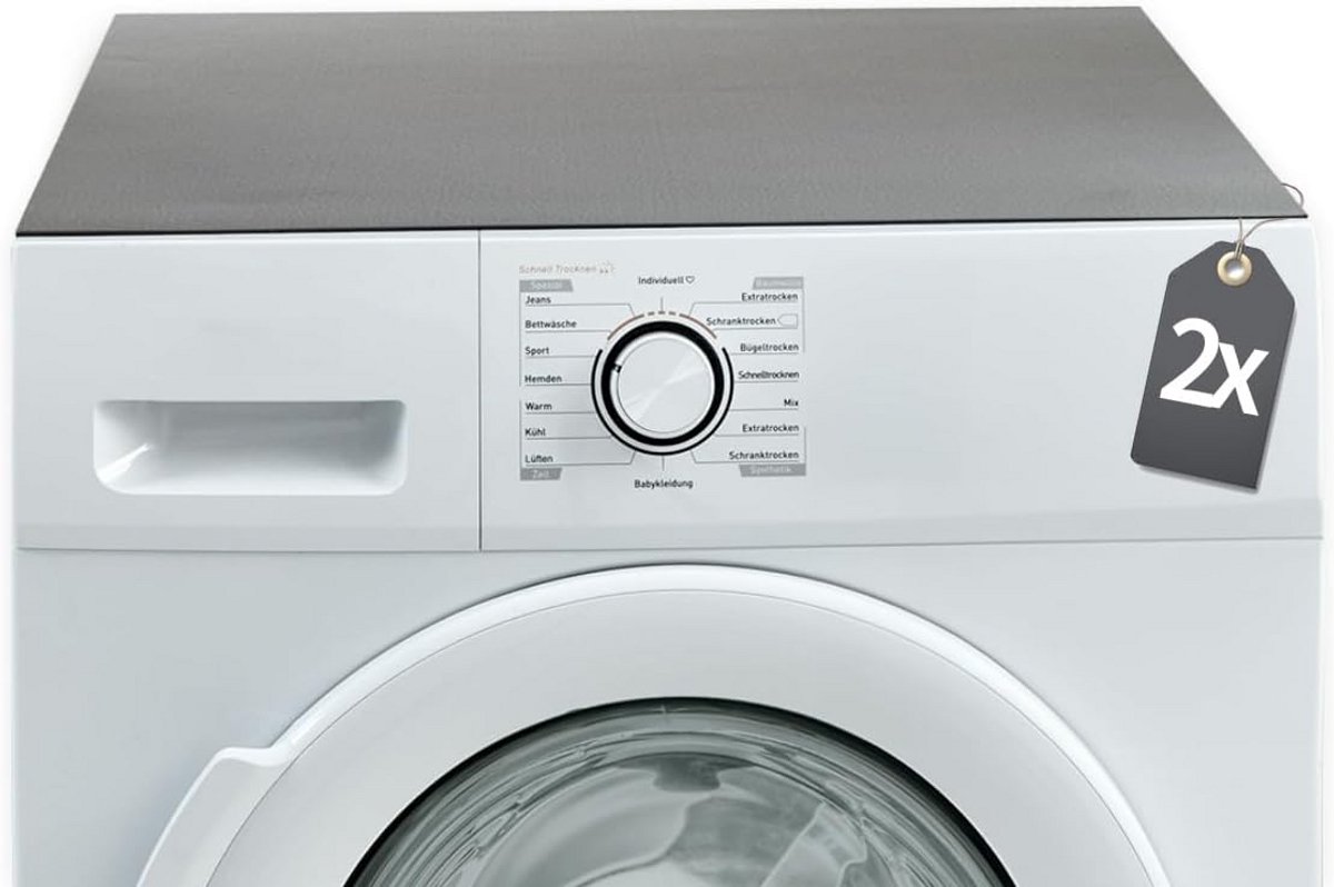Antislip Wasmachine Onderleggers Set van 2 - Op Maat Te Snijden