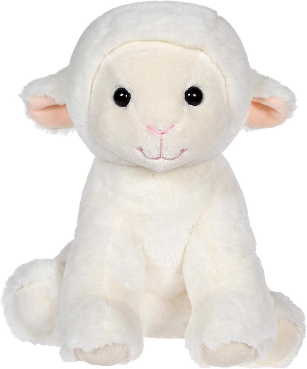 Schattig pluchen lammetje, 25 cm, zacht en kwalitatief, ideaal voor kinderen
