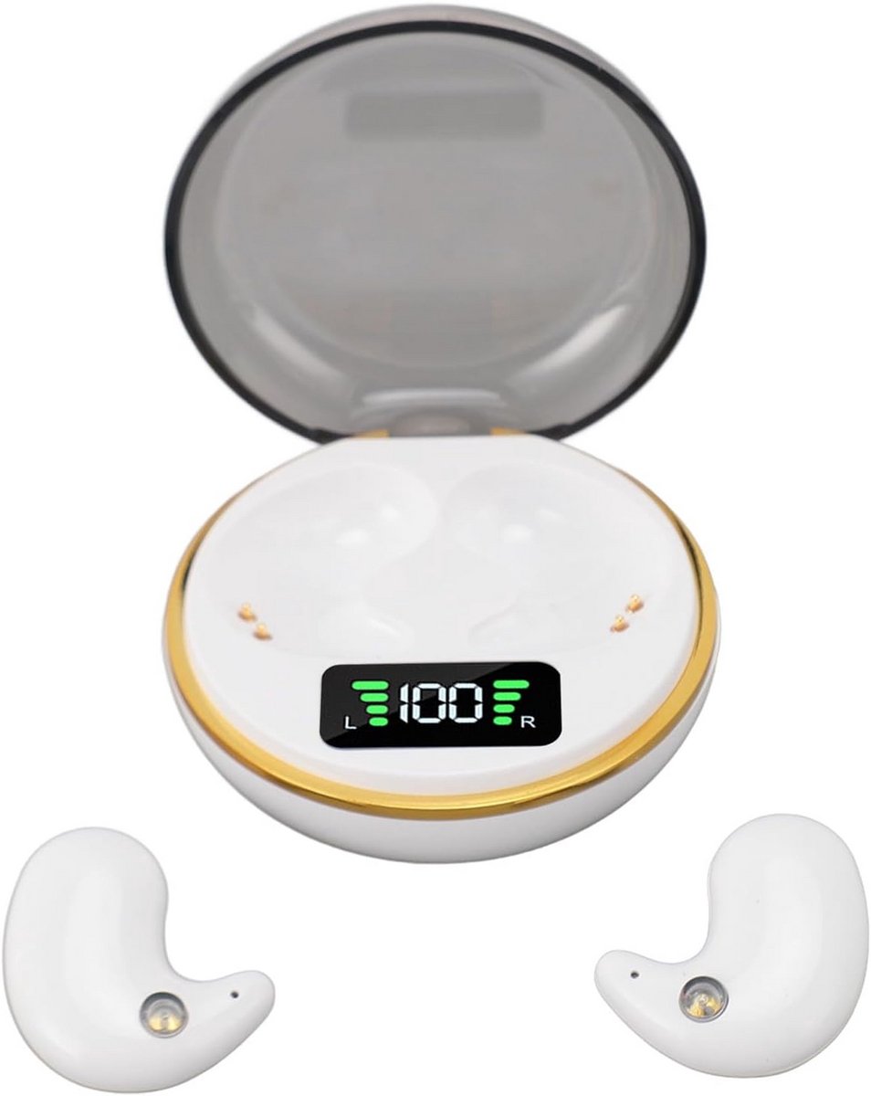 Compacte Bluetooth 5.3 Oordopjes met Oplaadcase - Langspeelduur en Krachtige Audio