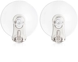 Zuighaak 5 cm 2 stuks - Zuighaken - Zuignap - Haak - Handdoekhaak