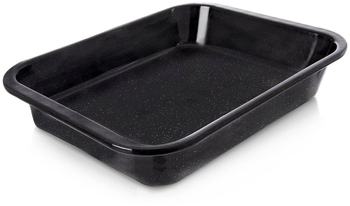 Bakplaat Geëmailleerd Rechthoekige Diep 36x28x6 cm - voor Bakken - voor De Oven