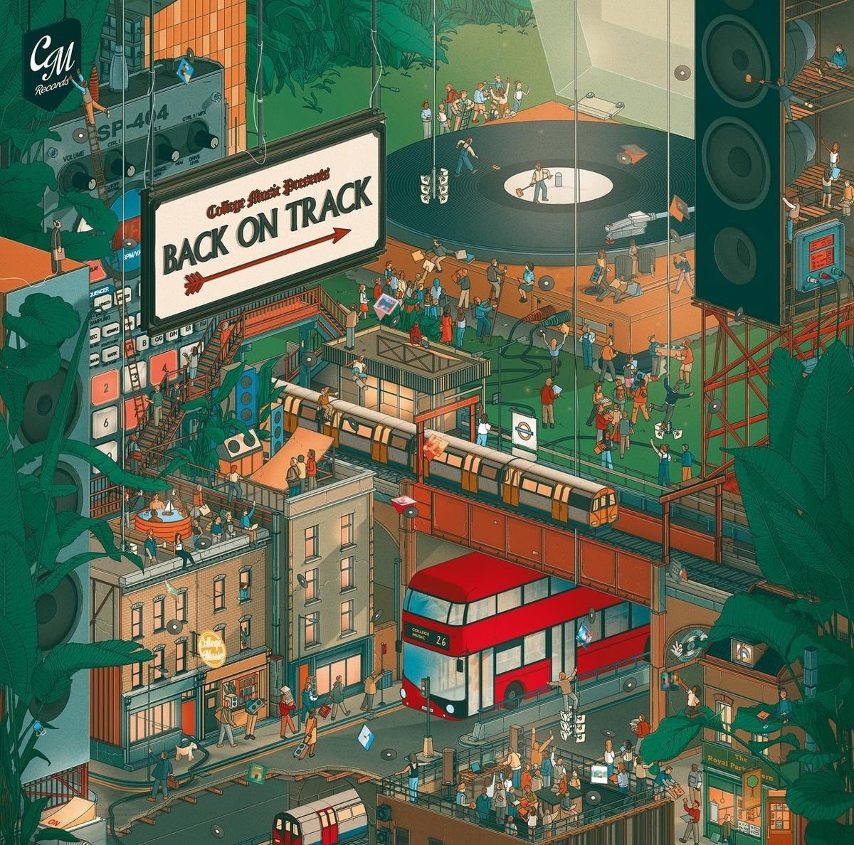 Various Artists - College Music Presents: Back On Track (2 LP)