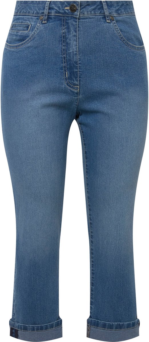 Angel of Style - Dames - 7/8-jeans Amy Straight Fit stretchcomfort 5-pocket - Lichtblauw - Maat 56