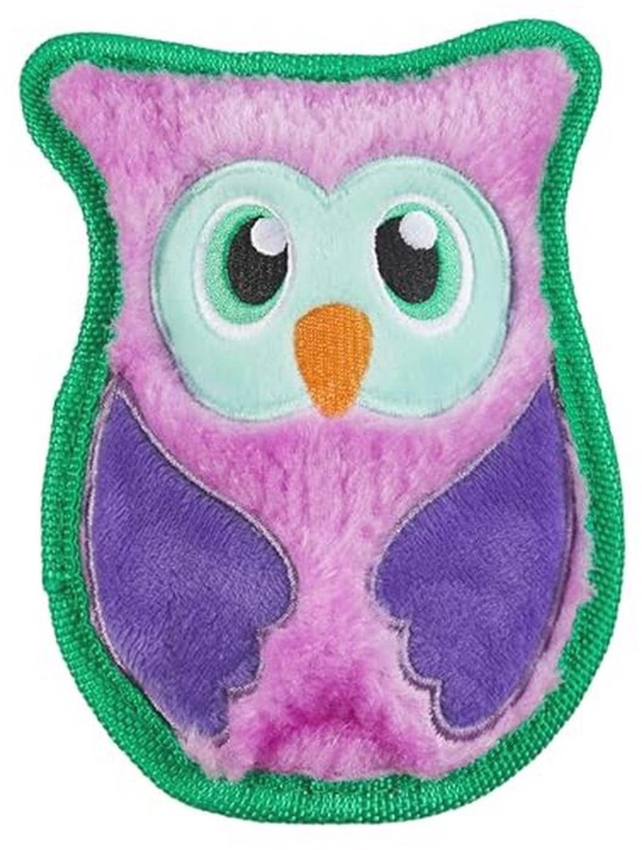 Duurzaam Paarse Uil Knuffeldoek met Pieper voor Honden
