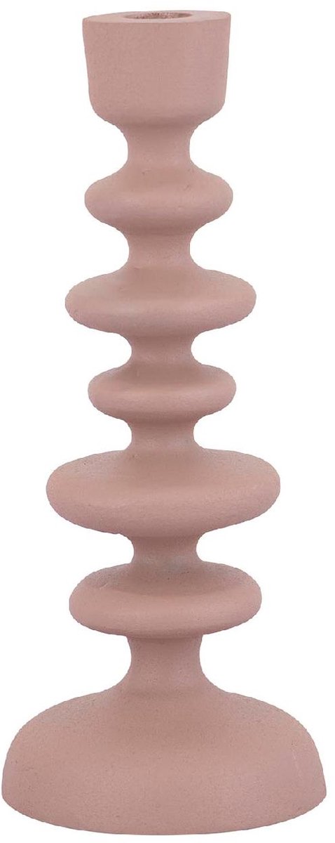 PTMD Kandelaar Lisanne - Beige - 10x10x26cm