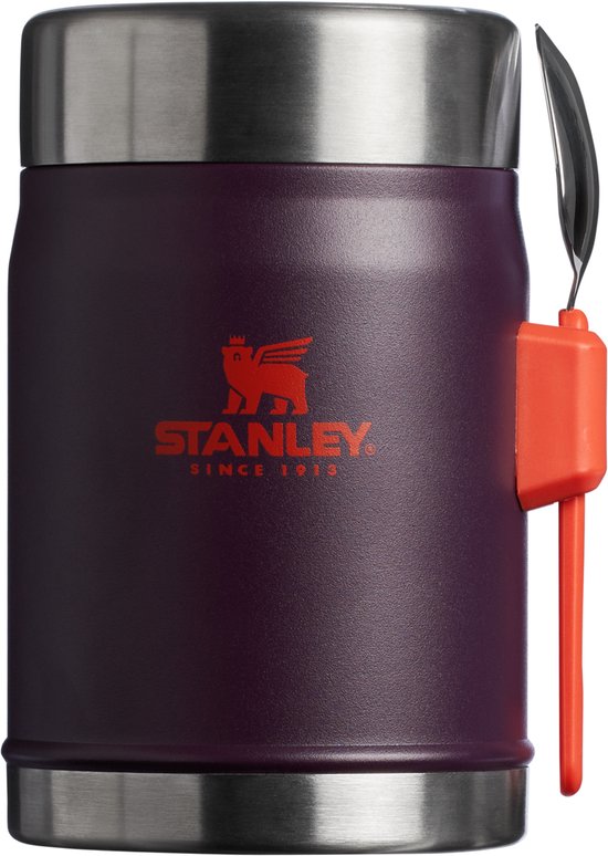 Stanley The Legendary Food Jar + Spork 0,4L - Bouteille Thermos - Plum