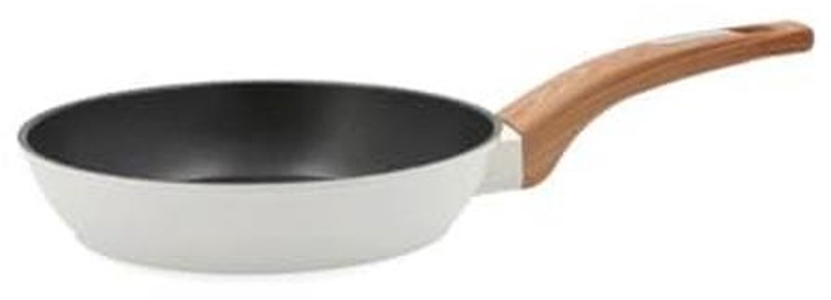 18 cm Koekenpan van gesmeed Aluminium - Ideaal voor Inductie en Glaskeramiek met 2 Anti-aanbaklagen