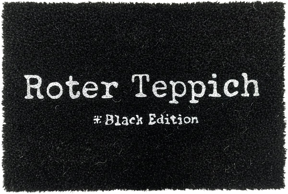 Deurmat kokos - 60 x 40 cm - roter teppich - antislip