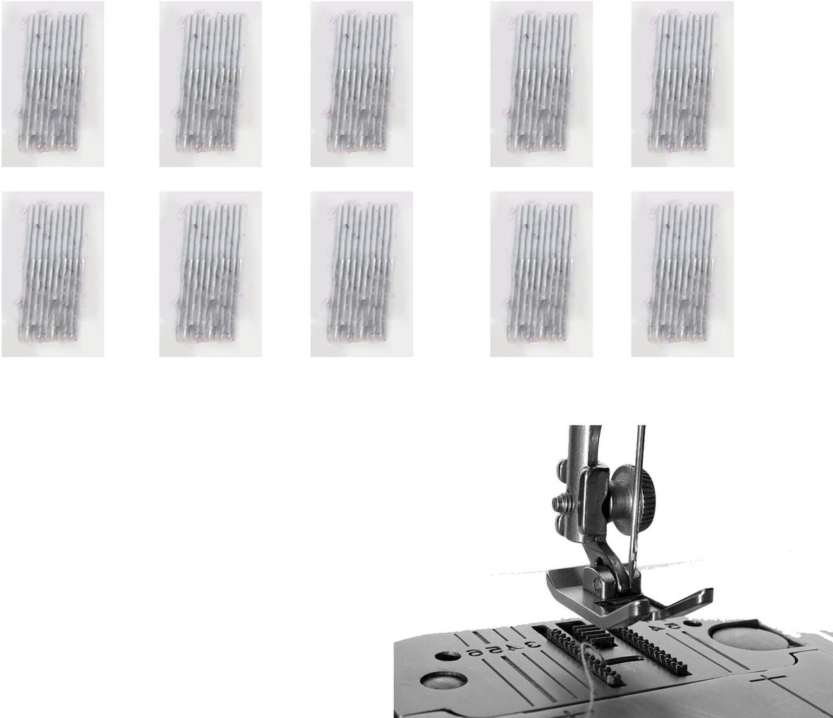 VVGoods - Industriële Naaimachine Naalden Set voor Kleding Atelier - 10 Stuks