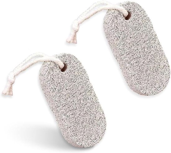 All4You - Puimsteen voor voetverzorging en het verwijderen van dode huid en eelt, pedicure gereedschap in meerkleurig - 2 stuks