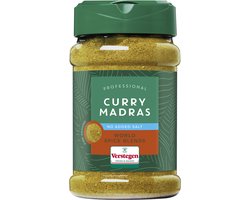 Verstegen - Curry Madras kruiden fijn zonder zout - World Spice Blends - Strooibus small - Kruiden & specerijen - 165g