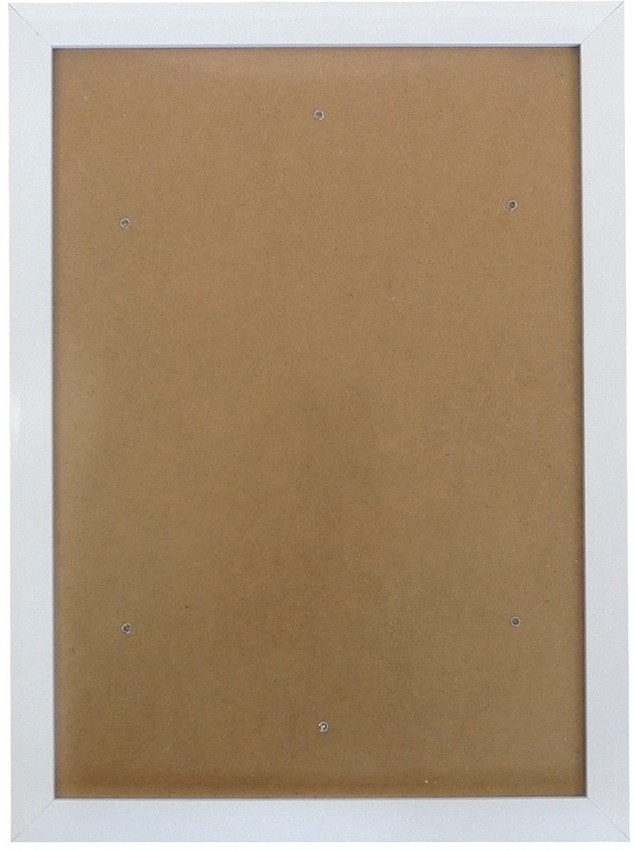 IMPERATORIS® Fotolijst - Kunststof Frame - Fotolijst Voor Foto en Tekeningen - Modern Design - Fotomaat 35 x 25 cm - Wit